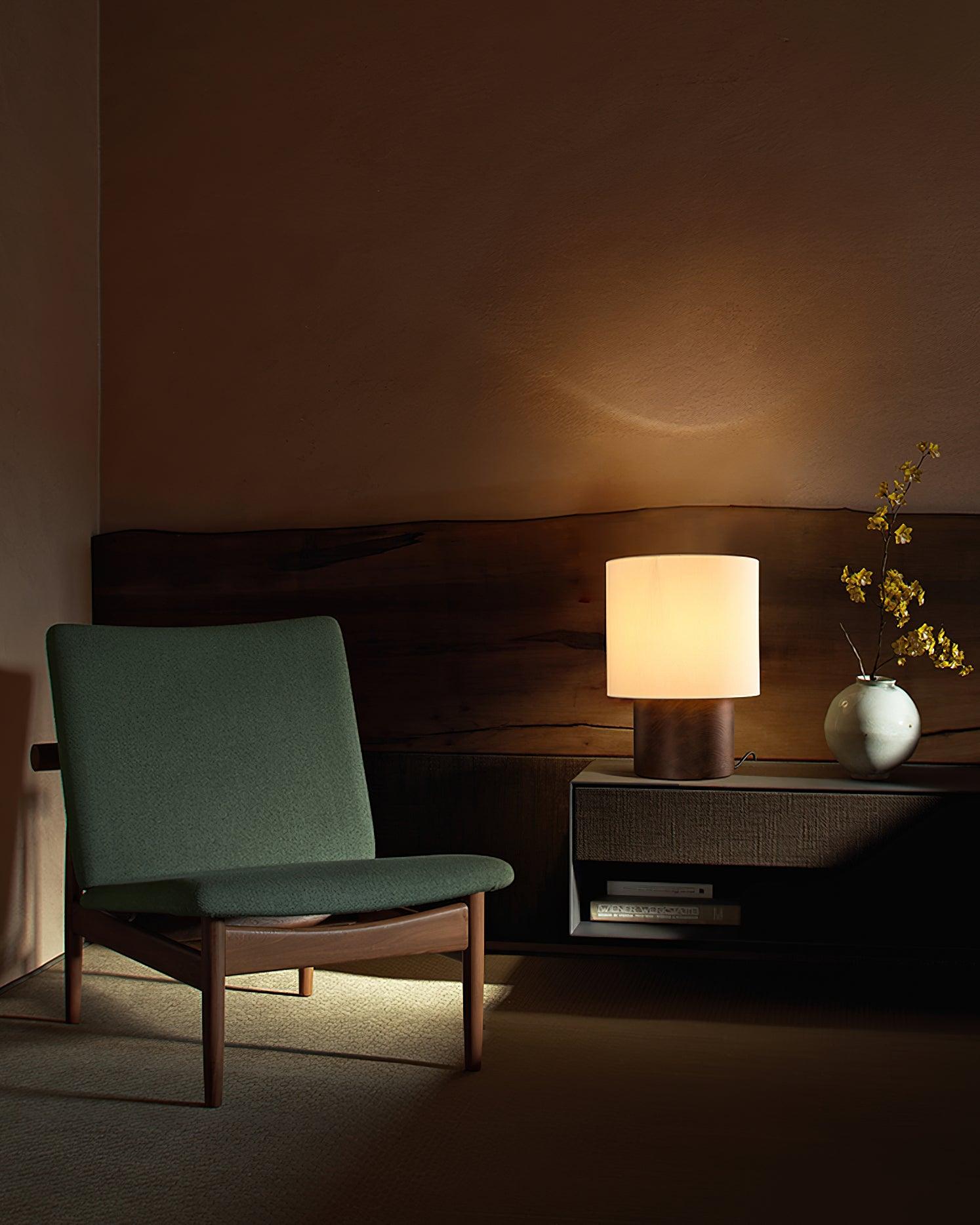 handmade-style-japanese-wabi-sabi-table-lamp-with-wood-base-and-cloth-shade