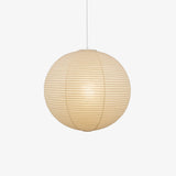 Handmade Washi Paper Pendant Light Japanese Style Mulberry Paper Hanging Lamp for Home Decor