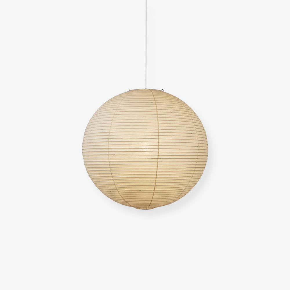 Handmade Washi Paper Pendant Light Japanese Style Mulberry Paper Hanging Lamp for Home Decor