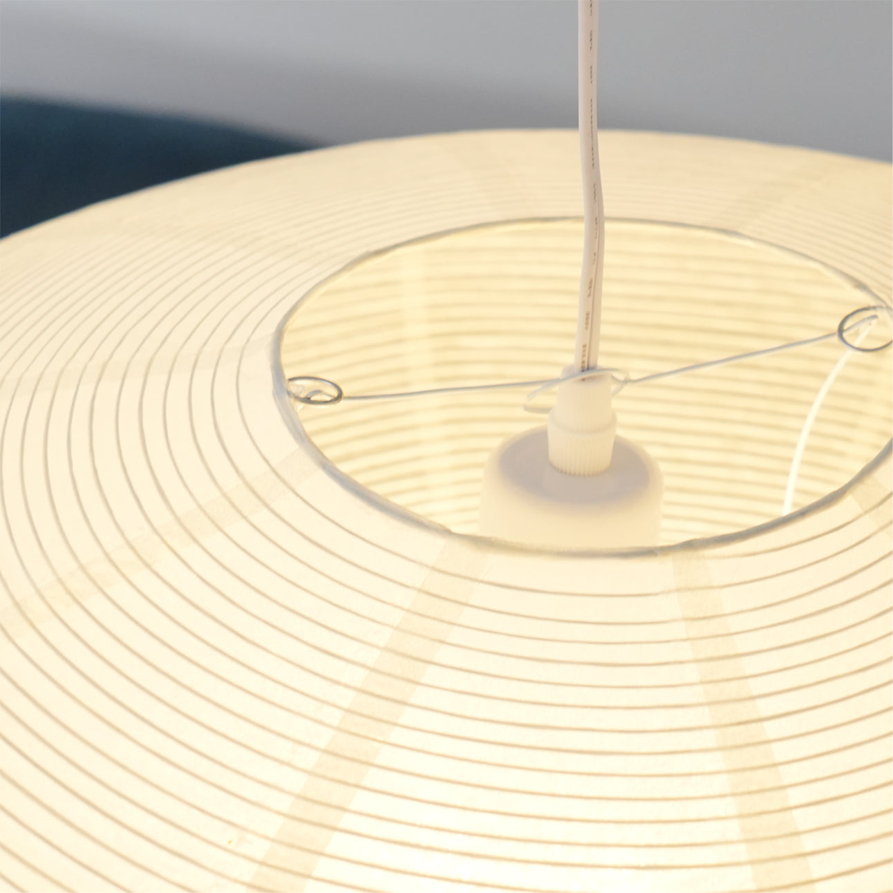 Handmade Washi Rice Paper Swag Light 15A Plug In Pendant for Minimalist Home Decor