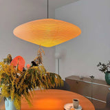Handmade Washi Rice Paper Swag Light 15A Plug In Pendant for Minimalist Home Decor