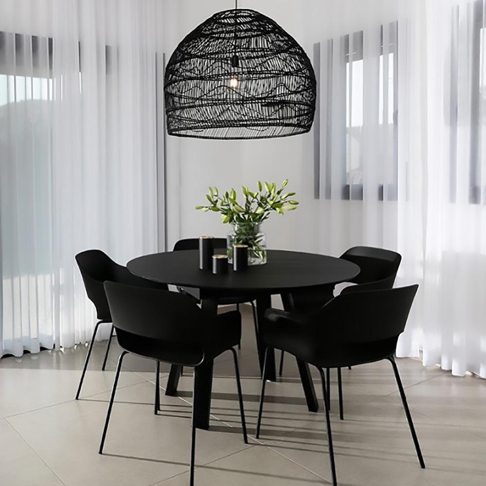 Handwoven Rattan Pendant Light Organic Wicker Hanging Lamp for Modern Living Spaces