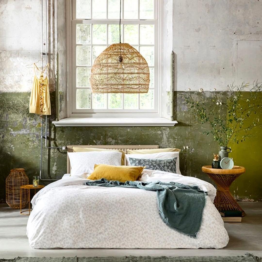 Handwoven Rattan Pendant Light Organic Wicker Hanging Lamp for Modern Living Spaces