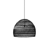 Handwoven Rattan Pendant Light Organic Wicker Hanging Lamp for Modern Living Spaces