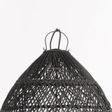 Handwoven Rattan Pendant Light Organic Wicker Hanging Lamp for Modern Living Spaces