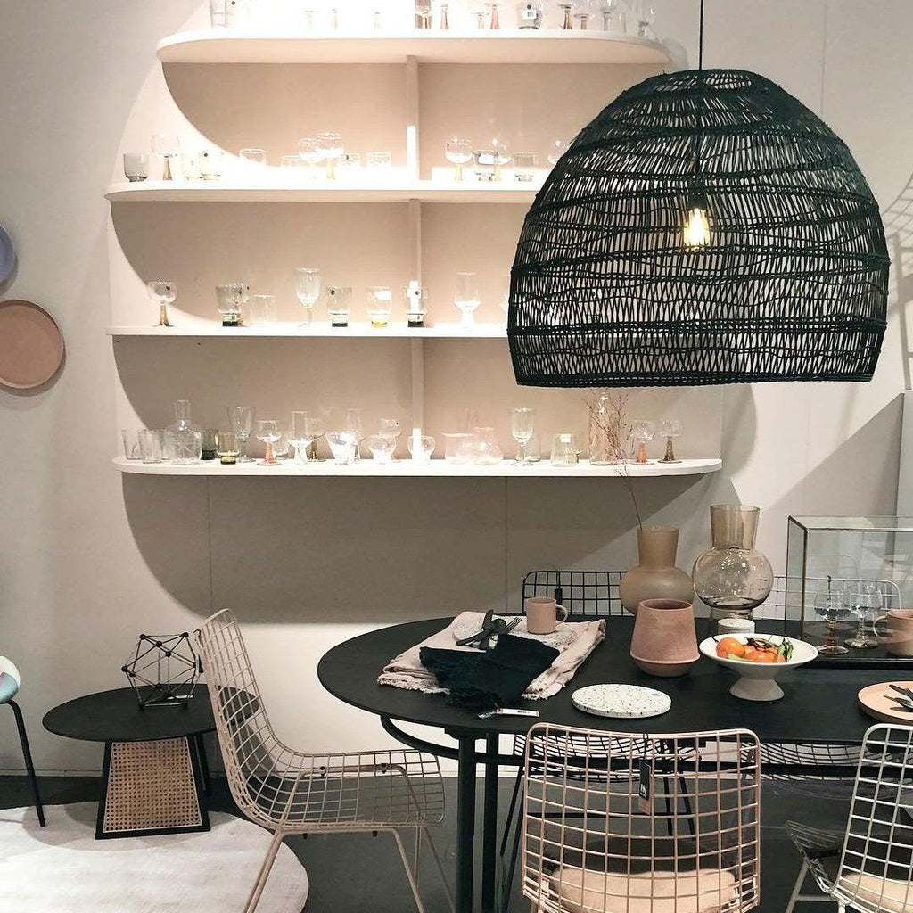 Handwoven Rattan Pendant Light Organic Wicker Hanging Lamp for Modern Living Spaces