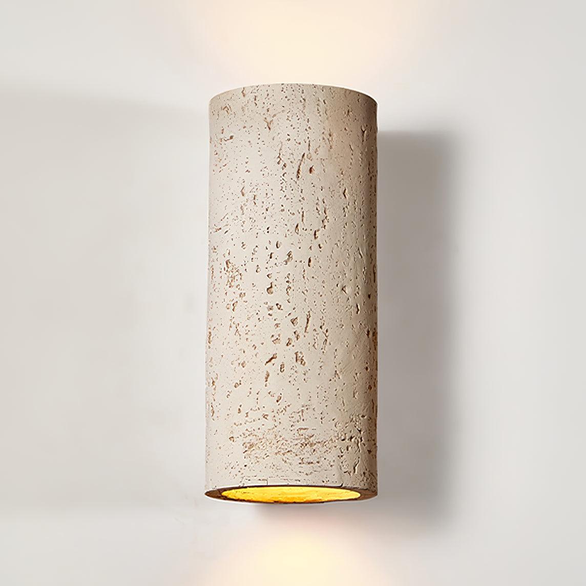 Hans Modern Textured Composite Wall Sconce Pair for Bedroom and Vanity Indoor Lighting