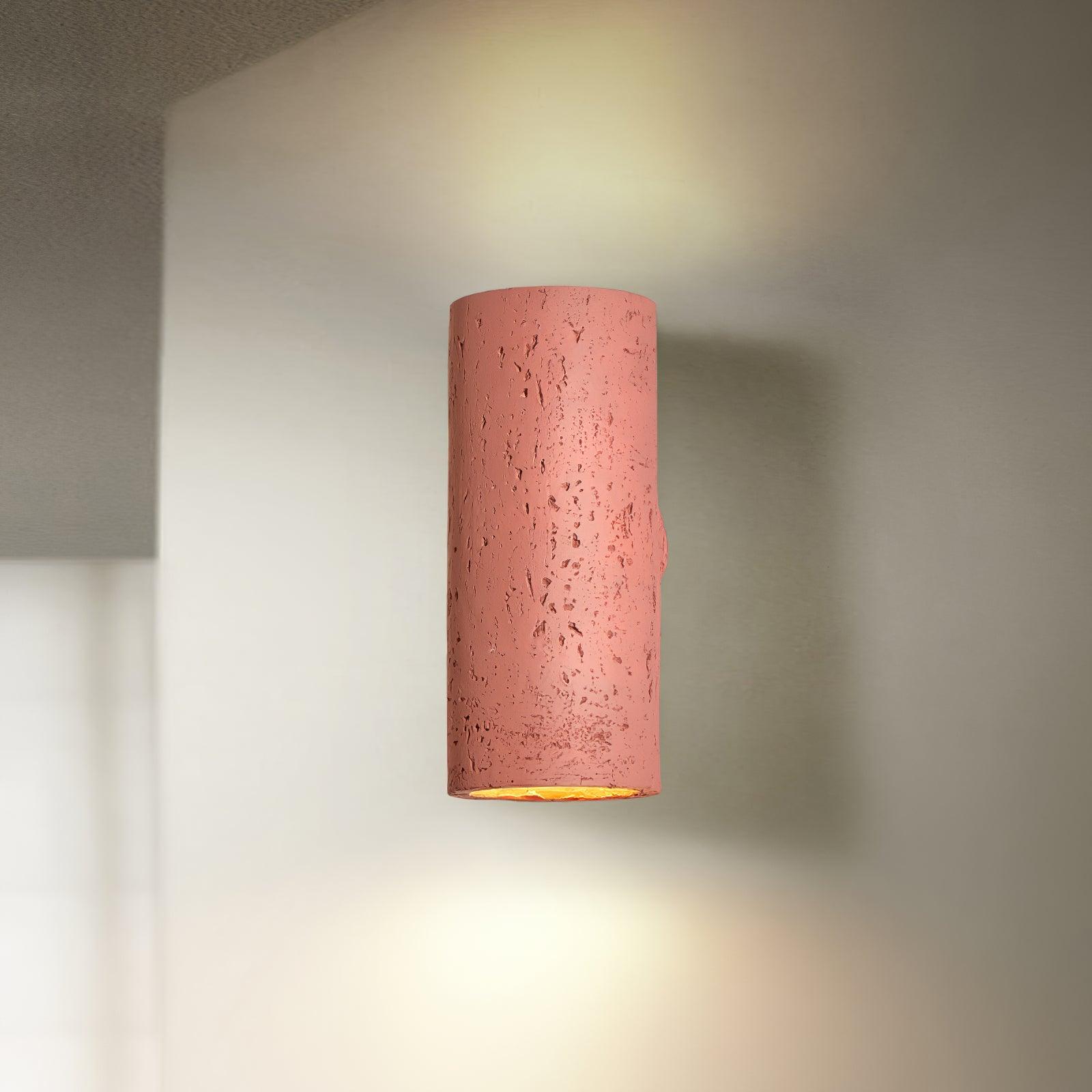 Hans Modern Textured Composite Wall Sconce Pair for Bedroom and Vanity Indoor Lighting