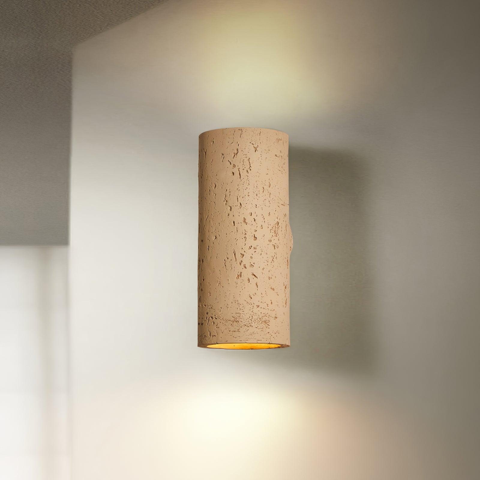 Hans Modern Textured Composite Wall Sconce Pair for Bedroom and Vanity Indoor Lighting