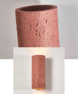 Hans Modern Textured Composite Wall Sconce Pair for Bedroom and Vanity Indoor Lighting