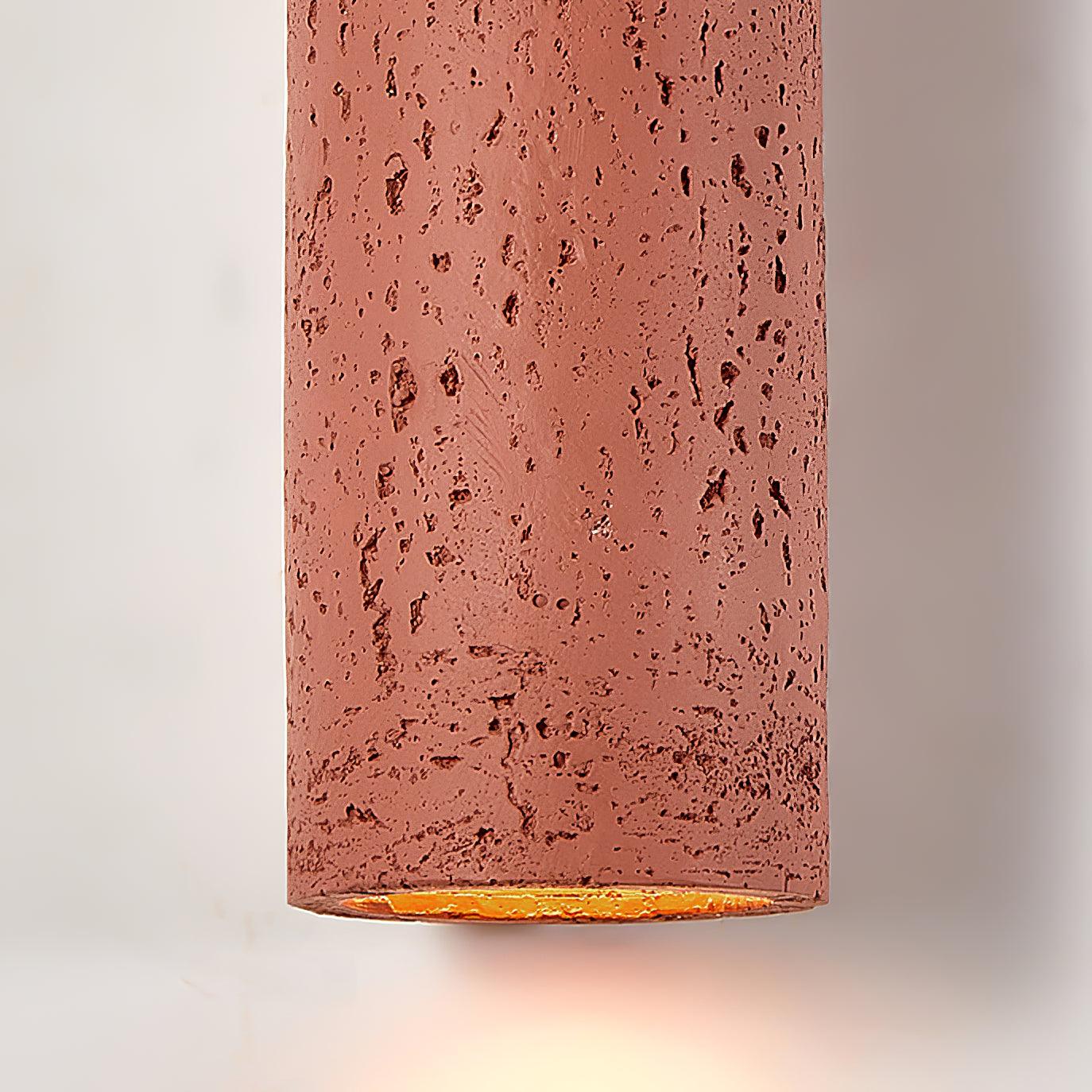Hans Modern Textured Composite Wall Sconce Pair for Bedroom and Vanity Indoor Lighting