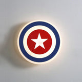 Heroic 3D Shield Wall Mounted LED Light for Children Nursery and Themed Rooms