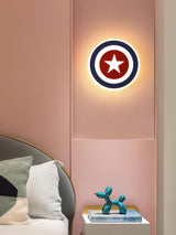 Heroic 3D Shield Wall Mounted LED Light for Children Nursery and Themed Rooms