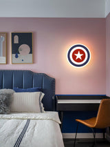 Heroic 3D Shield Wall Mounted LED Light for Children Nursery and Themed Rooms