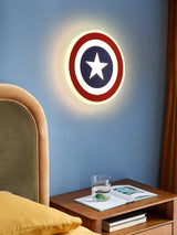 Heroic 3D Shield Wall Mounted LED Light for Children Nursery and Themed Rooms