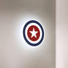 Heroic 3D Shield Wall Mounted LED Light for Children Nursery and Themed Rooms