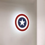Heroic 3D Shield Wall Mounted LED Light for Children Nursery and Themed Rooms