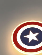 Heroic 3D Shield Wall Mounted LED Light for Children Nursery and Themed Rooms