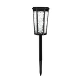 Hexagonal LED Solar Landscape Path Lights Waterproof RGB and Warm White Garden Lawn Lamp