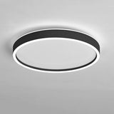 Modern Round LED Flush Mount Ceiling Light for Bedroom and Living Room Minimalist Low Profile Lighting