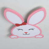 Creative Bunny Shape LED Flush Mount Ceiling Light for Nursery and Kids Bedroom