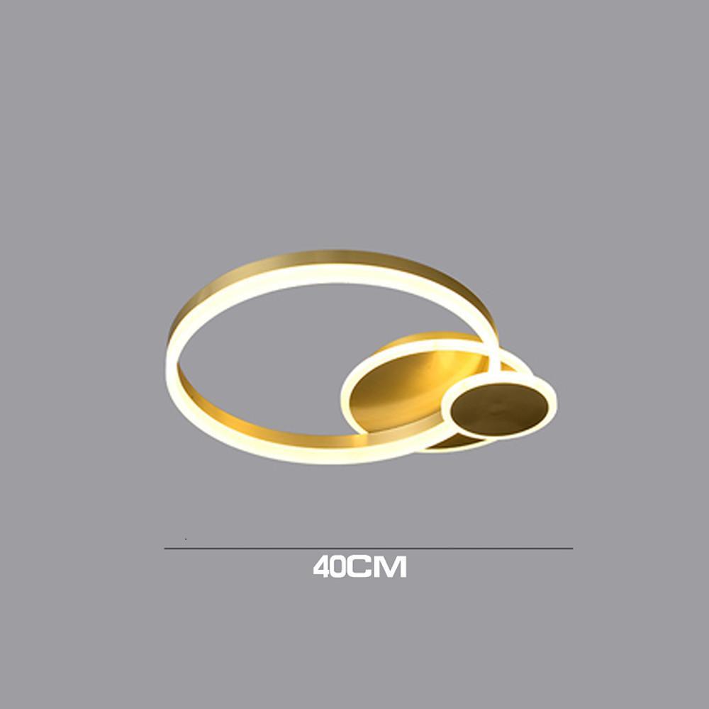 Modern Overlapping Circles Flush Mount Ceiling Light LED Metal Artistic Design 3 Light Fixture