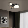 Concentric Circles Modern LED Flush Mount Ceiling Light Dimmable Artistic Geometric Fixture