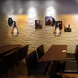 Industrial Adjustable Iron Wall Sconce Retro Black and Copper Finish Interior Light Fixture