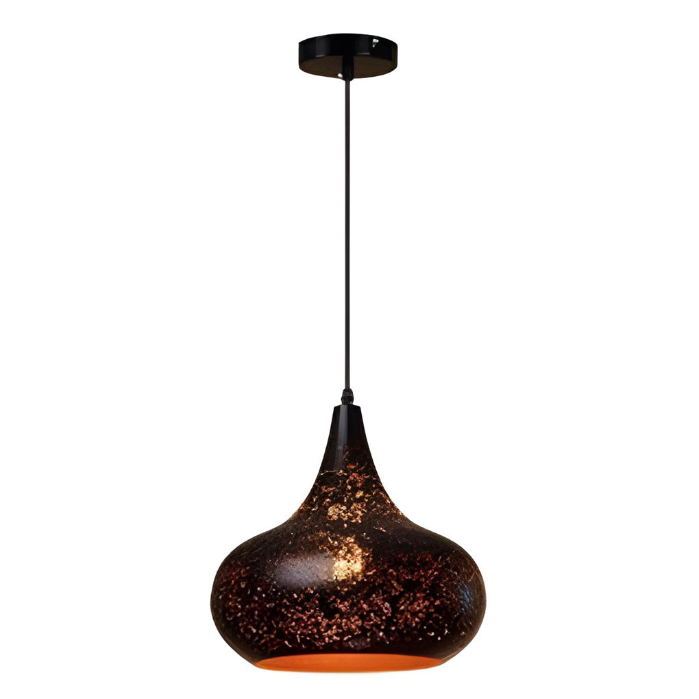 Industrial Black Iron Pendant Light Retro E27 Ceiling Hanging Lamp for Living Room Dining Office