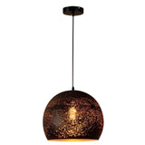 Industrial Black Iron Pendant Light Retro E27 Ceiling Hanging Lamp for Living Room Dining Office