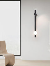 Industrial Brass Long Arm Wall Sconce for Modern Bedroom and Living Room Lighting