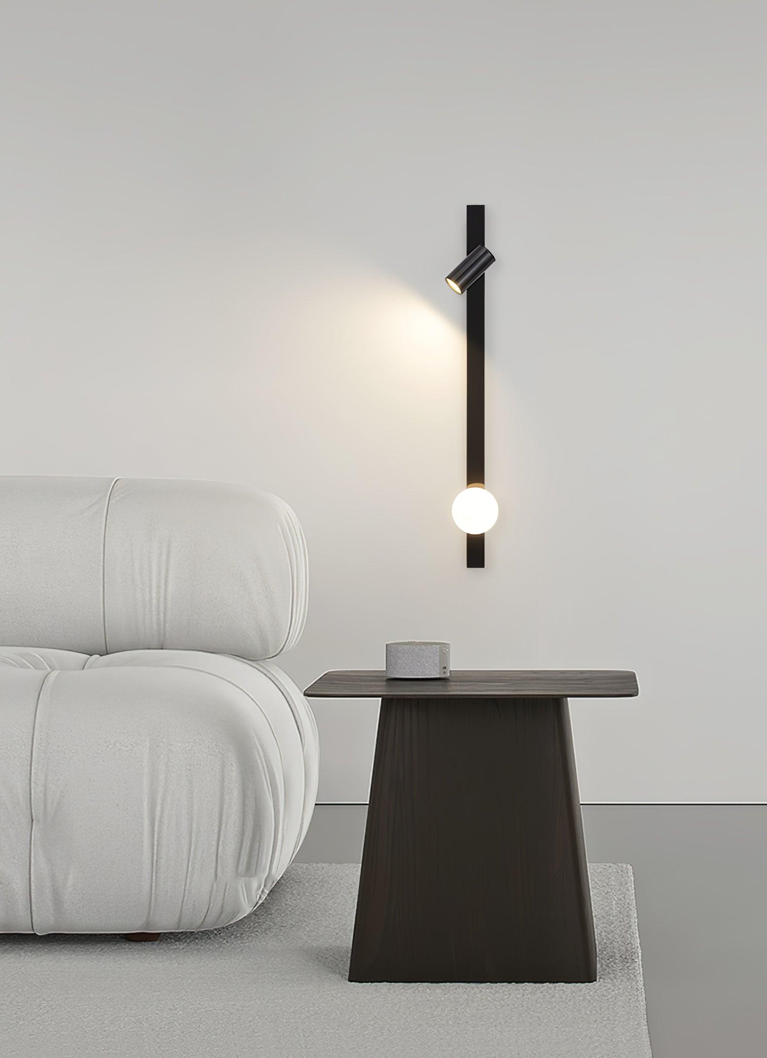 Industrial Brass Long Arm Wall Sconce for Modern Bedroom and Living Room Lighting