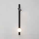 Industrial Brass Long Arm Wall Sconce for Modern Bedroom and Living Room Lighting