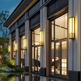 Industrial Brown Waterproof Stainless Steel Outdoor Wall Sconce for Garden and Patio