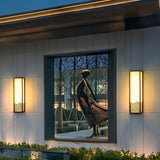 Industrial Brown Waterproof Stainless Steel Outdoor Wall Sconce for Garden and Patio