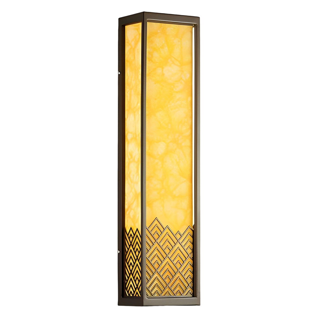 Industrial Brown Waterproof Stainless Steel Outdoor Wall Sconce for Garden and Patio