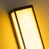 Industrial Brown Waterproof Stainless Steel Outdoor Wall Sconce for Garden and Patio