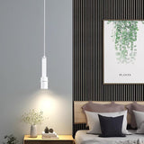 Industrial Cylindrical Metal Pendant Light Modern Minimalist Indoor Suspension Hanging Lamp