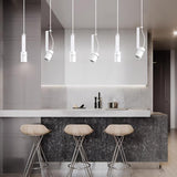 Industrial Cylindrical Metal Pendant Light Modern Minimalist Indoor Suspension Hanging Lamp