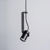 Industrial Cylindrical Metal Pendant Light Modern Minimalist Indoor Suspension Hanging Lamp