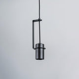 Industrial Cylindrical Metal Pendant Light Modern Minimalist Indoor Suspension Hanging Lamp