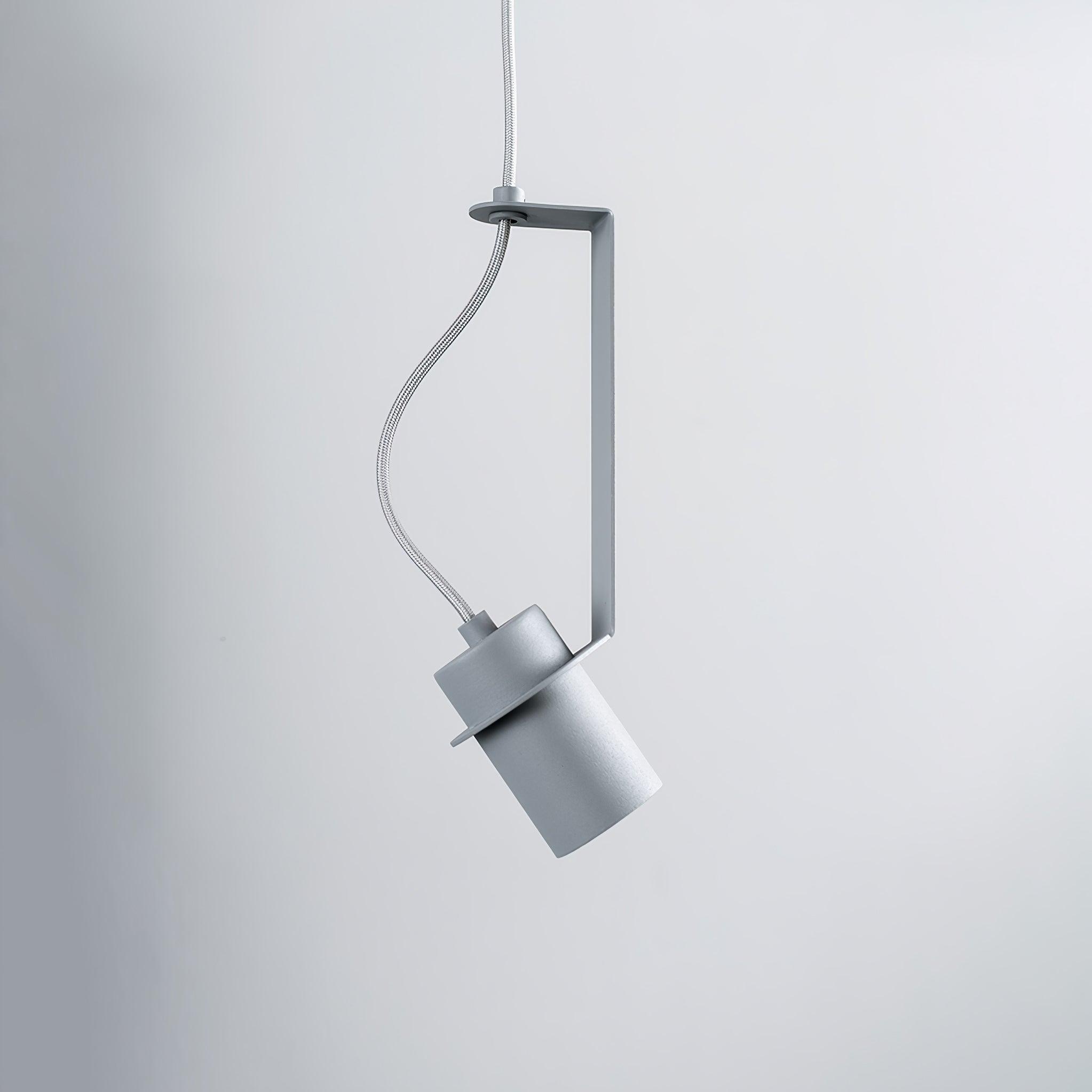 Industrial Cylindrical Metal Pendant Light Modern Minimalist Indoor Suspension Hanging Lamp
