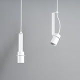 Industrial Cylindrical Metal Pendant Light Modern Minimalist Indoor Suspension Hanging Lamp