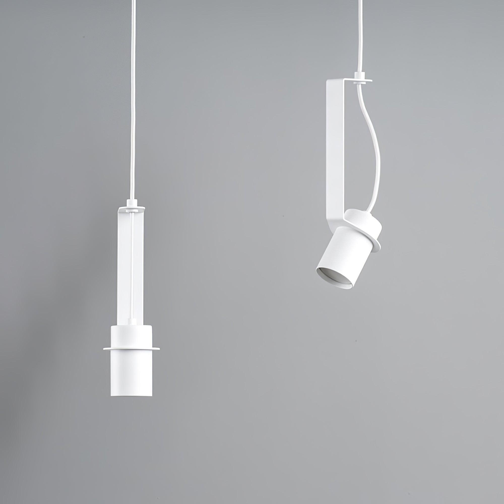 Industrial Cylindrical Metal Pendant Light Modern Minimalist Indoor Suspension Hanging Lamp