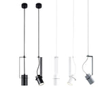 Industrial Cylindrical Metal Pendant Light Modern Minimalist Indoor Suspension Hanging Lamp