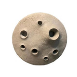 Industrial Gray Stone Lunar Crater LED Outdoor Wall Lamp Waterproof Circular Exterior Sconce for Garden Villa