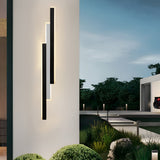 Industrial LED Linear Outdoor Wall Light 3 Bar Rectangle Sconce for Patio Porch and Garage