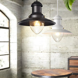 Industrial Metal Dome Pendant Light Retro Farmhouse Hanging Lamp for Kitchen Island