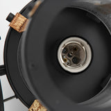 Industrial Style Outdoor Wall Light Black Waterproof Exterior Glass Sconce for Porch and Garden