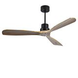 Modern Wood Blade LED Ceiling Fan Lamp with Remote Control and Intelligent Dimming Frequency Conversion